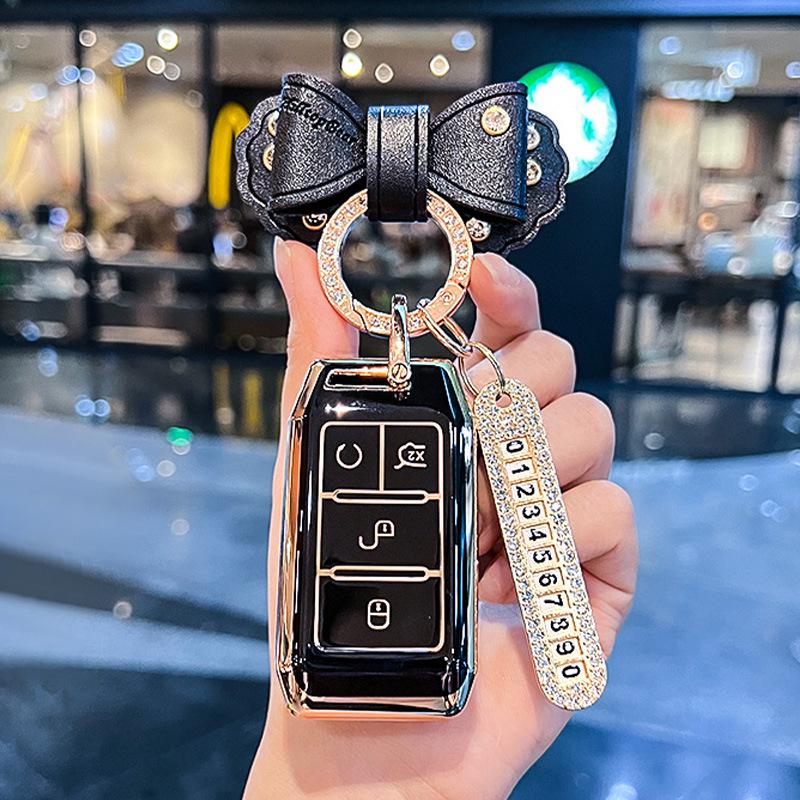 BYD Qin Fuel, E1/E3, Old E2, Yuan Pro, New Energy S2 Car Key Cover Shell with Buckle