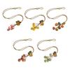 Yousheng 2Pcs Curtain Tie Pumpkin Decor No-Drill Installation Decorative Curtain Holders Living Room Bedroom Balcony Curtain Tiebacks