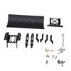 1Celsius18 RC Metal Snow Plow Replacement for    RC Crawler Car Snow Shovel Alloy Shock Absorption