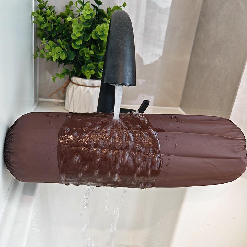 Unisex Wasserdichte & Ölbeständige PU-Leder Armschützer für Küche und Hausarbeit