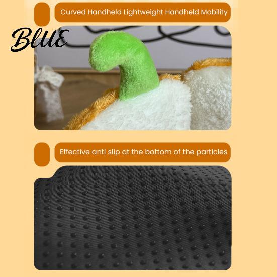 Rutschfeste Katzendecke Warmer Hund Weiches Fleece 16,5/19,7 Zoll Design Kürbis Haustiermatte Vier Jahreszeiten