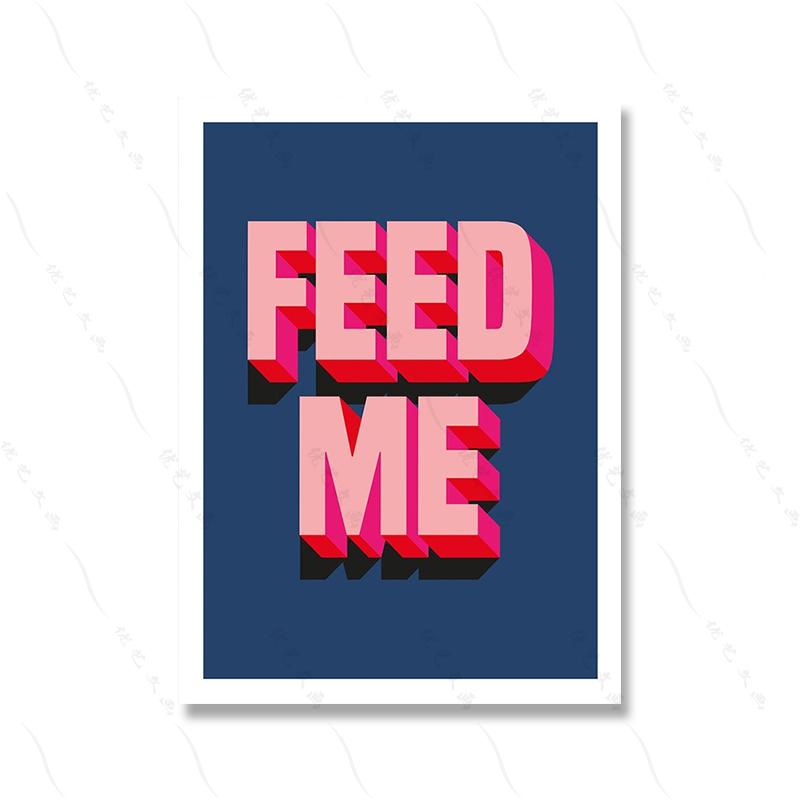 Simplicity Colorful Pink White And Orange Do Shit You Love Typographic Quote Canvas Painting Girl Room Home Poster Decor Fashion