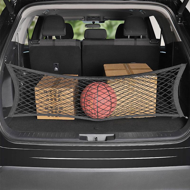 For Toyota RAV4 XA50 2024 2025 Car Trunk Mesh Bag Luggage Fixed Storage Mesh Nylon Material