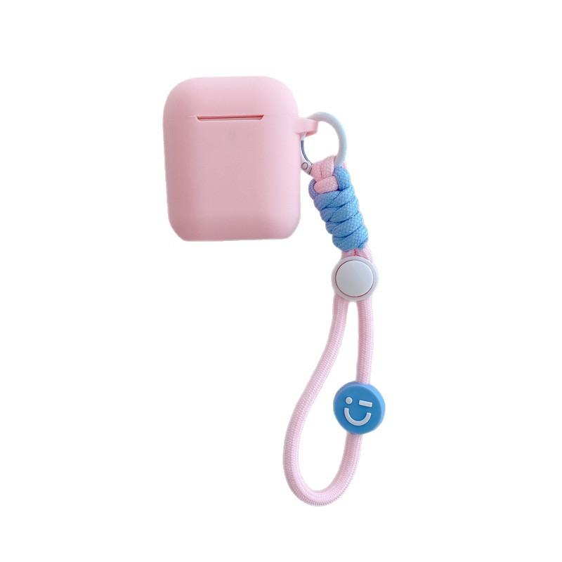 Simple Smiley Face Hand Rope for AirPods Pro1 Generation Protective Cover 1 Generation Pro1 Generation Apple Bluetooth Headset Case