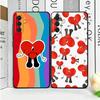 Bad Bunny Heart Soft Phone Case for Samsung A17 A37 A57 A16 A26 A36 A56 A15 A25 A35 A55 A14 A24 A34 A54 A13 A23 A33 A53 A52 A12