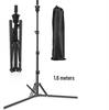 Adjustable 1.6m Wig Stand - Folding Hairdressing Beauty Tripod