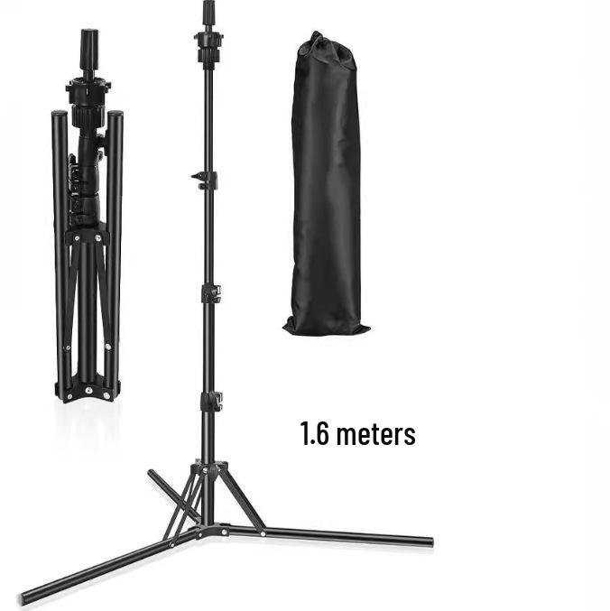 Adjustable 1.6m Wig Stand - Folding Hairdressing Beauty Tripod