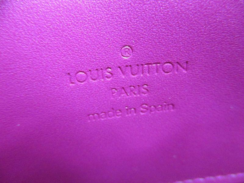 Authentic LOUIS VUITTON Vernis Magenta Patent Leather Round Zip Zippy Wallet #a326  Refurbished