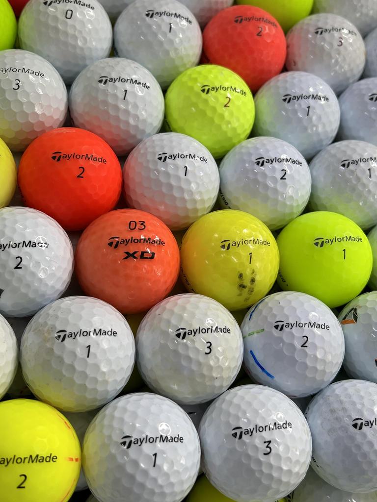 [50-Piece Set] Lost Golf Balls, Popular Brands, AB/B Grade, Value Pack of 50 (Taylormade)