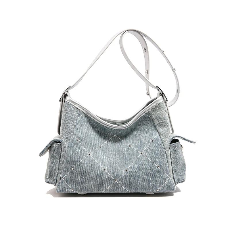 Versatile shoulder bag with chain  feminine armpit bag  simple bag  casual crossbody  new