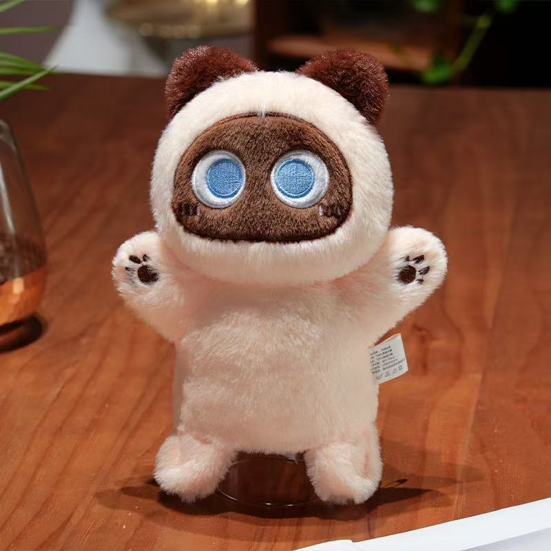 Cute Cat Hand Puppet Plushed Doll Soft Kitty Educational Baby Toys Simulator Animal Soft Stuffed Toys Anime Puppet For Friends