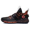 New LiNing Wade Block Cushioning Anti Slip And Wear Resistant Coverage Support Low Top Basketball Shoes Black Orange ABPR065-6