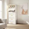 Foldable Five-Drawer Multi-Layer Storage Cabinet for Home, Bedroom, or Kitchen