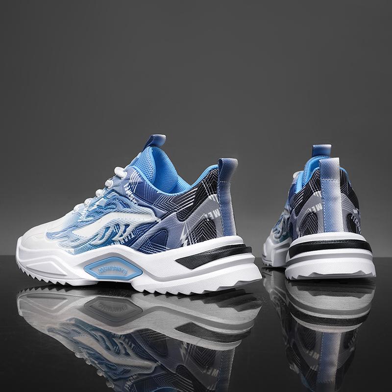 Summer men's casual versatile shoes, fashionable sports shoes, breathable running shoes, outdoor walking training tennis shoes