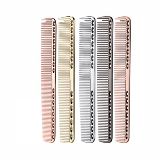 Pettine Acciaio Professionale Ultra Sottile per Parrucchiere Strumento per Styling Capelli Parrucchiere