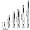 Anti-Rust K5 Series Screwdriver Bit Silver Surface Magnetic Driver Bit  Electric Drills