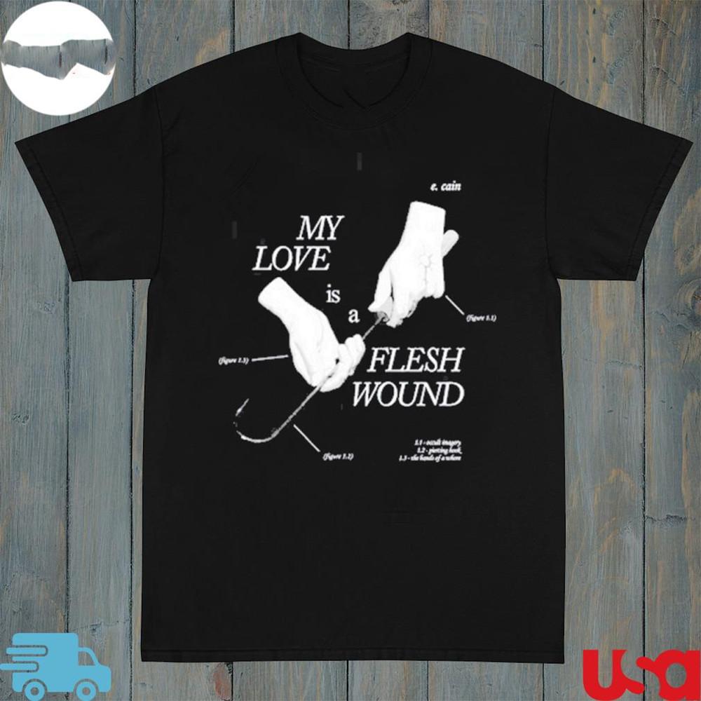 

Ethel Cain My Love Is Flesh Wound 2024 Black T Shirt S5XL MR118 Unisex T-Shirt XL