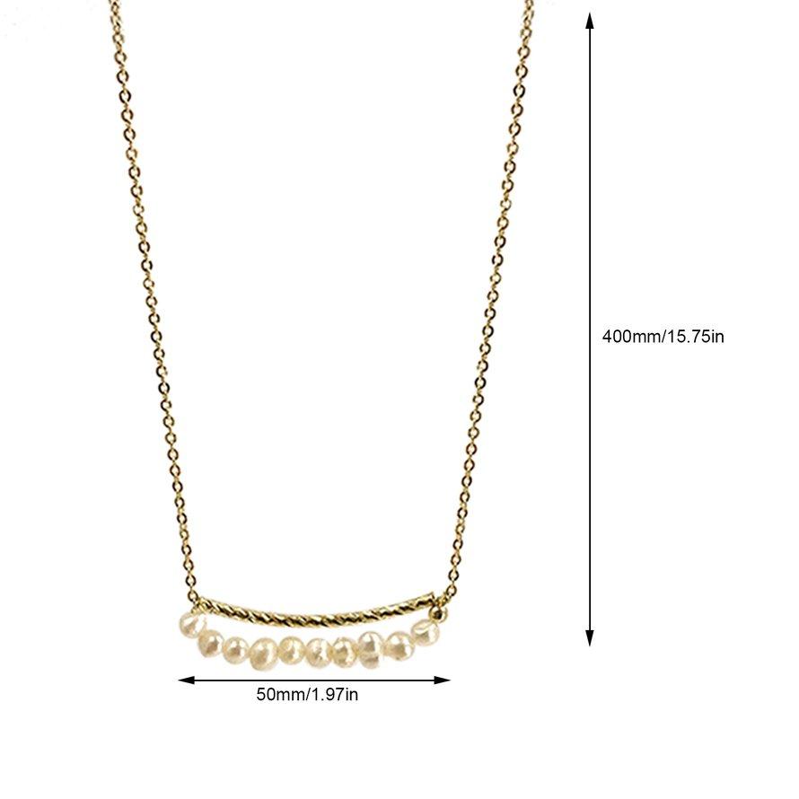 Buy Freshwater Pearl Metal Necklace 