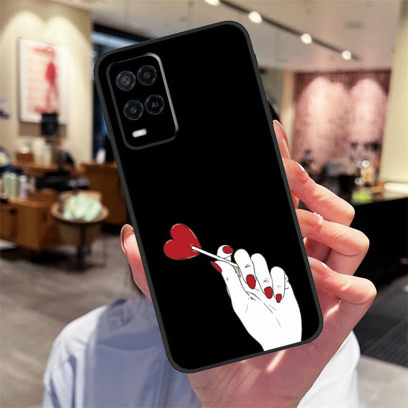 Girl Code Hands Funny Signals Case For Oppo A94 A54 A40 A60 A80 A98 A78 A18 A38 A58 A16 A76 A96 A17 A77 A74 A57S A15 Cover
