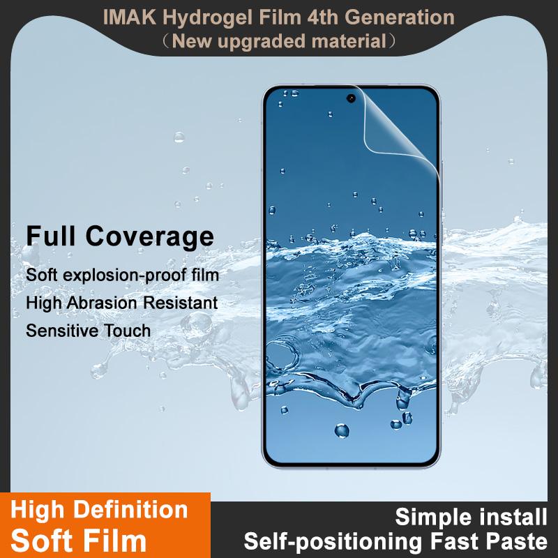 iQOO 15T 5G Hydrogel Film IMAK 4th Generation Full Coverage Screen Protector Support Fingerprint Unlocking