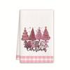 Christmas gift hanging kitchen towel hand wipe absorbent towel household bathroom cartoon hanging towel cleaning rag