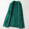 Autumn and Winter New Double-sided Woolen Cashmere Coat Women's Long Slim and Thin High-end Fashion Fashion Woolen Coat