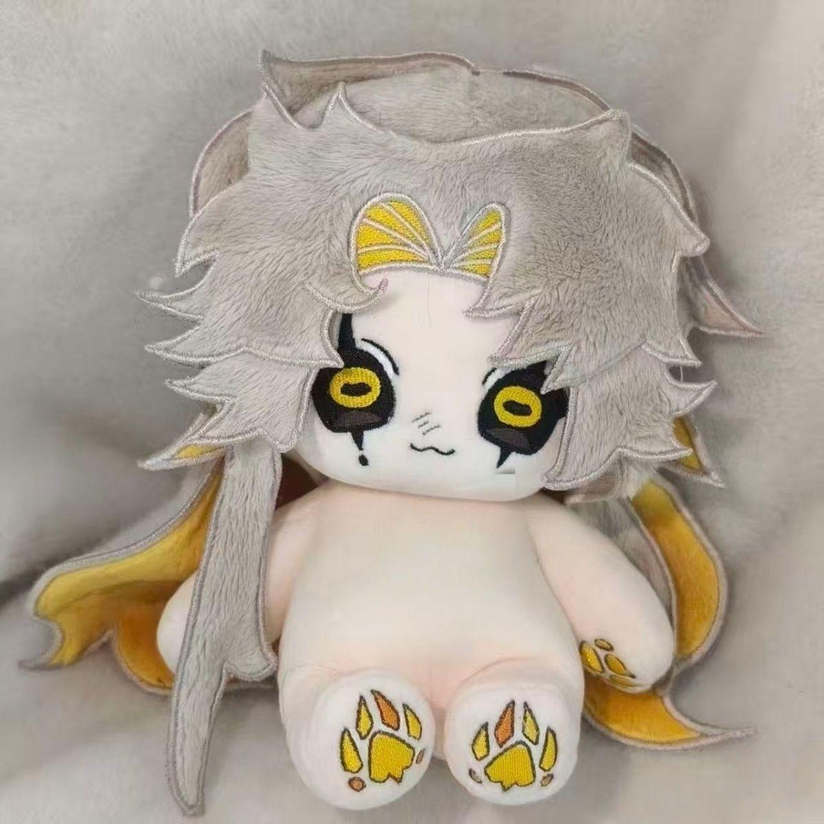 20cm Zirkus Pierrot Plüsch Niedlich Kawaii Stofftier Puppe Anime Figur Kissen Cosplay Geburtstagsgeschenk no skeleton