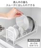 Yamazaki Tower Bowl Rice Bowl Storage Rack of for Upright Drawer Cupboard 1398 X 2 & (Set 2) Storage, & Storage, Black,