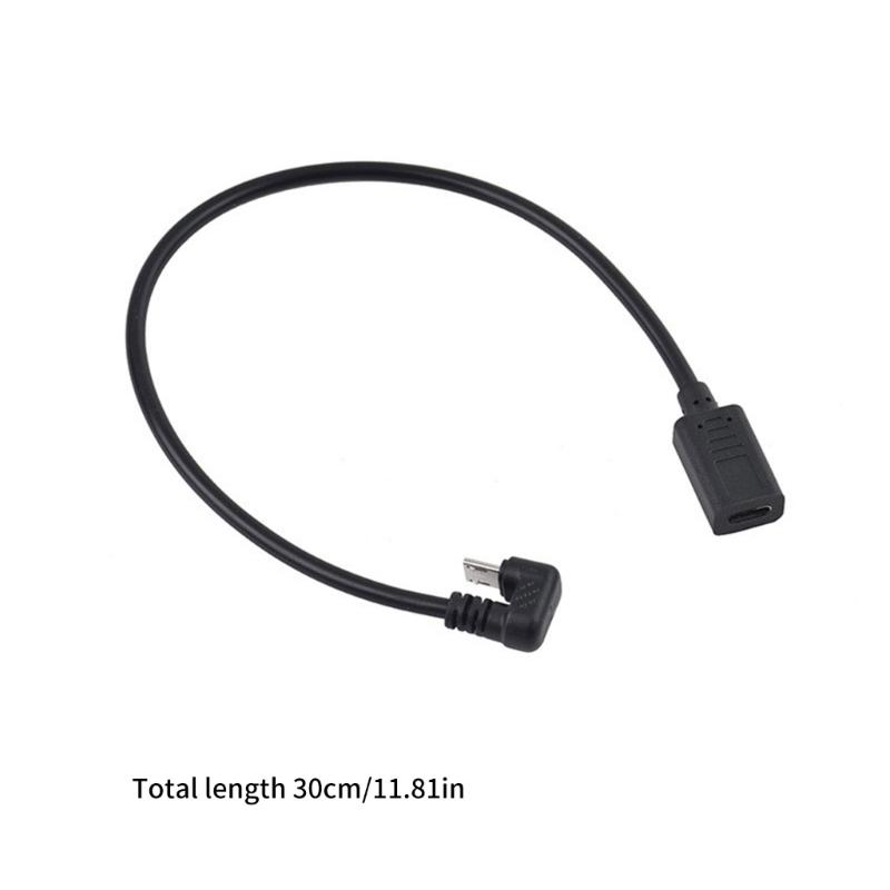 USB C to USB 5Pin Adapter Cable 180 Degree N Shape for Efficient Charging and Data Sync on Smartphones Tablets 35cm