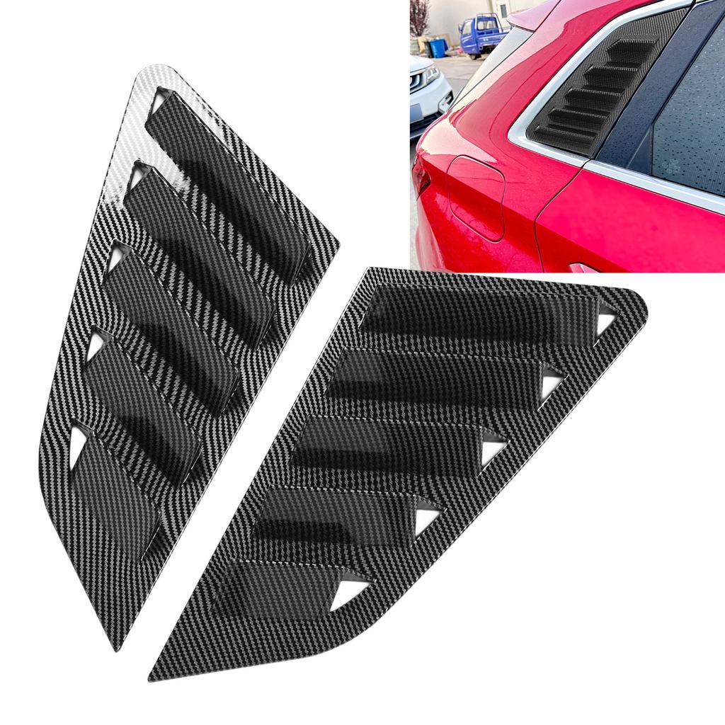 P  of Rear Window Louver Cover Sturdy ABS Left Right Side Window Shutter Cover Trim for     8Y Hatchback