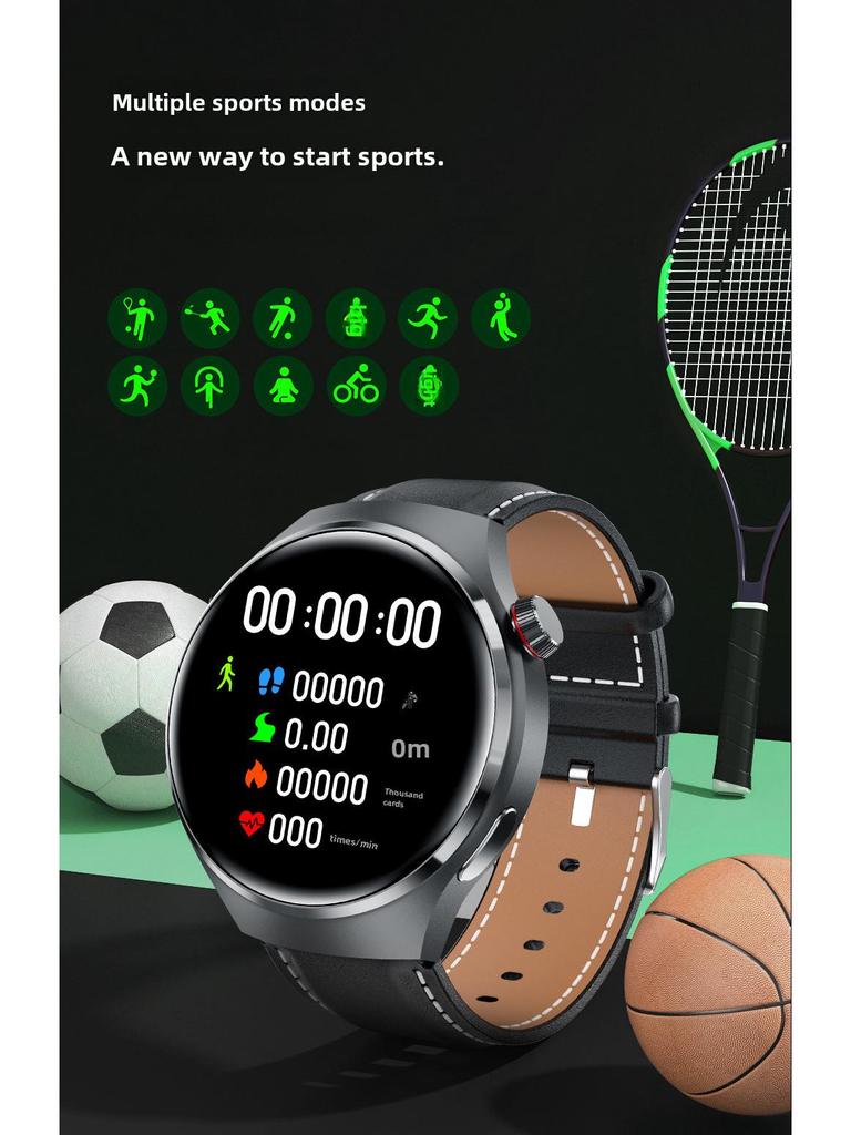 Gt4PRO Waterproof Smartwatch with Bluetooth Calling & Voice Assistant