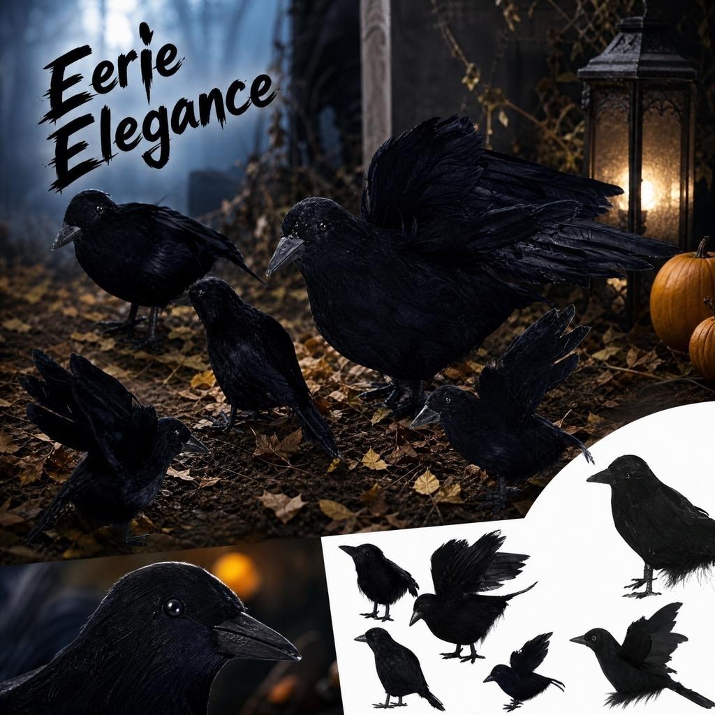 Black Halloween Garden Decoration for Outdoor Yard