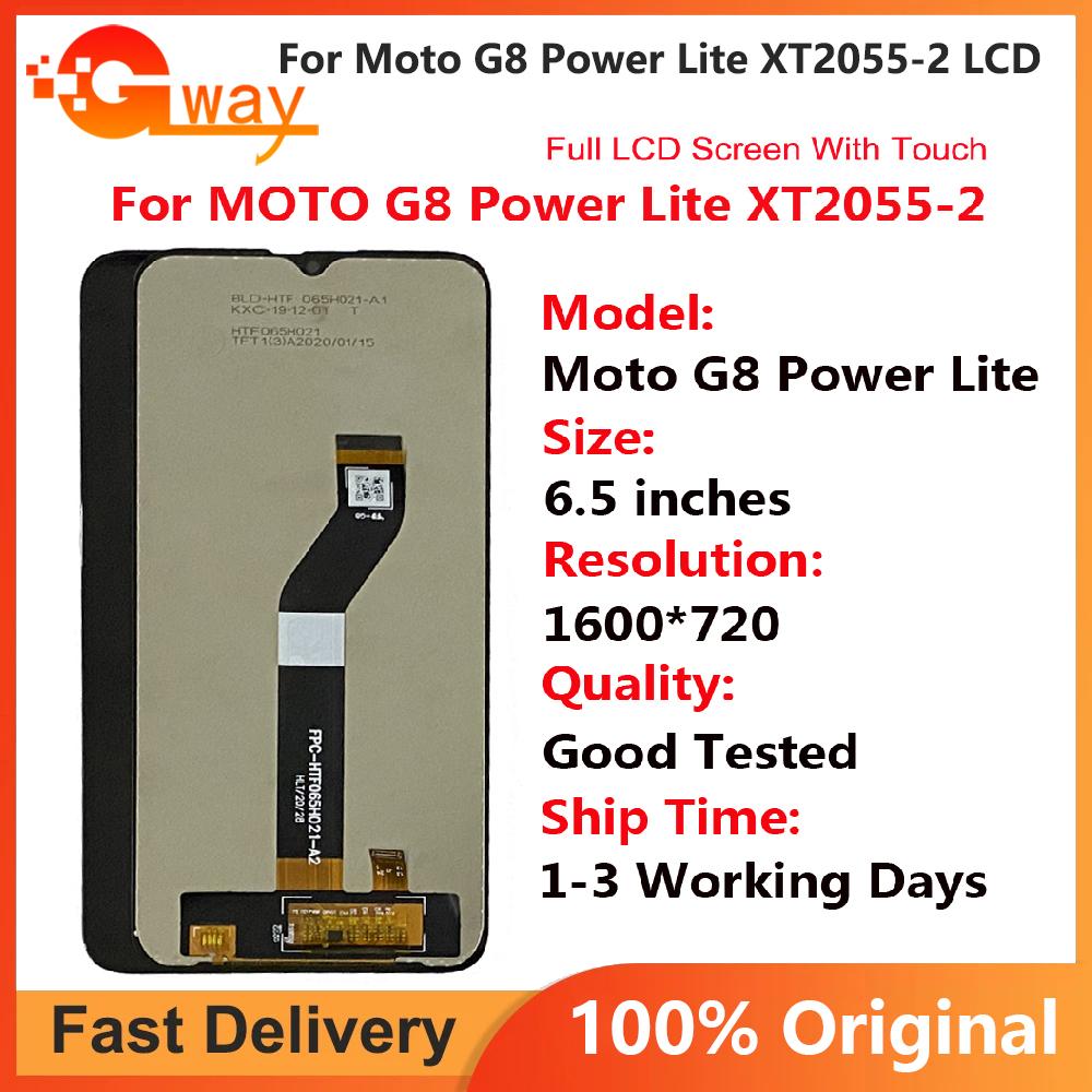 

LCD Screen and Digitizer Full Assembly For Moto G8 Power Lite XT2055