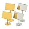 Multifunctional Stainless Steel Place Card Holder Gold/Silver/Black Multifunctional Table Number Stand Seat Card Clip Restaurant