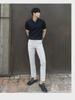 Men's Trendy Japanese-Style Polo – Summer Lapel Knit Solid-Color Short-Sleeved T-Shirt