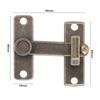 Bronze Guard Latch Bolt With Screws Sliding Door Lock Handle Metal Door Latch 4pcs Screws