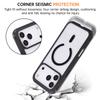 For iPhone 17 Pro Case Compatible with MagSafe TPU+PC Transparent Protective Phone Cover