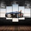 Classical M1 Group 4 Rennversion Sports Car 5 Panel Modern Wall Art Canvas HD Printed Posters Paintings Home Decor Pictures