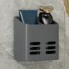 Wall Mount Bathroom Shelf Heavy Duty Toothbrush Holder with Drainage Holes Multifunctional Bathroom Rack Bathroom Accessories
