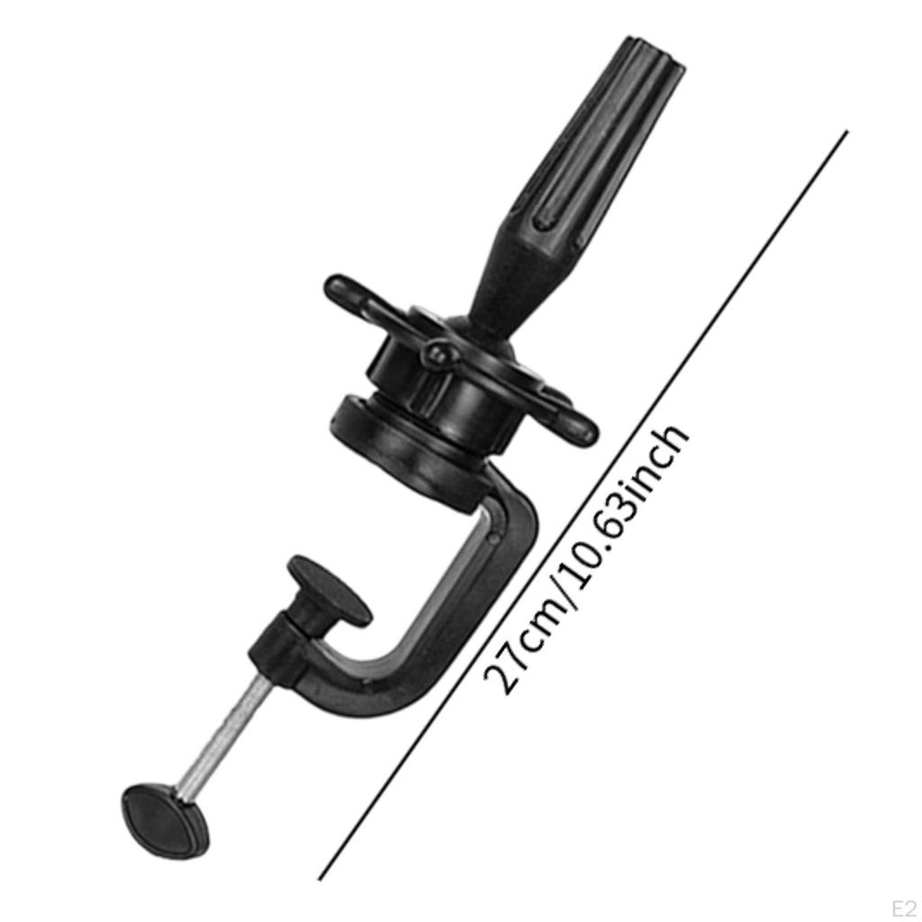 Wig Mannequin Head Stand Cosmetology Manikin Doll Stand,Easy Installation Display Table Clamp Holder