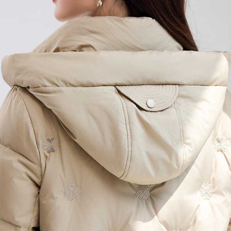 XueZhongFei Women's Hooded Short Down Jacket