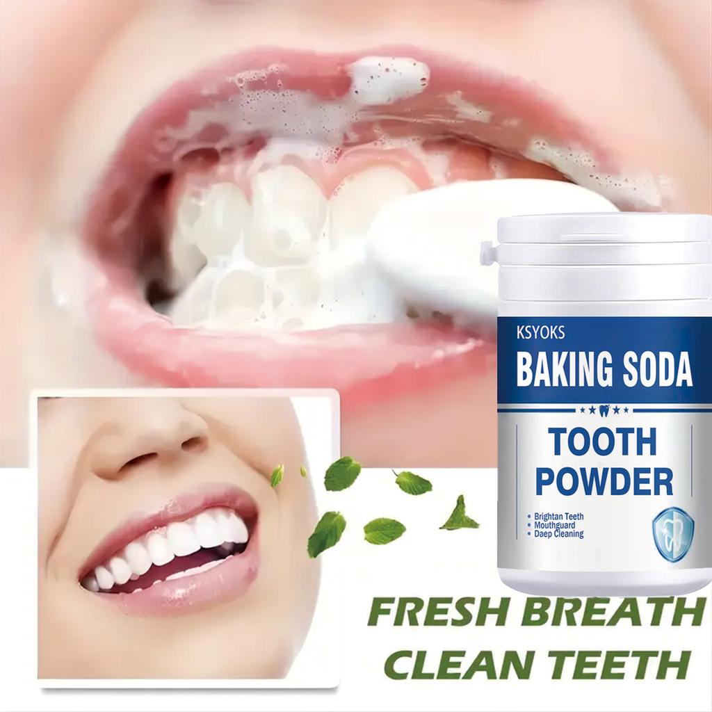 Brand Baking Soda Tooth Powder, Brightening Teeth, Oral Protection, Deep Cleaning, Fresh Breath