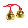 2 Pieces Hand Bells Set, Metal Percussion Musical Instrument