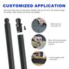 Chromoly Pushrod 3/8" 11.60 Inch 8PCS Durable Engine Push Rod for VW Air Cooled Motors Repair Accessory