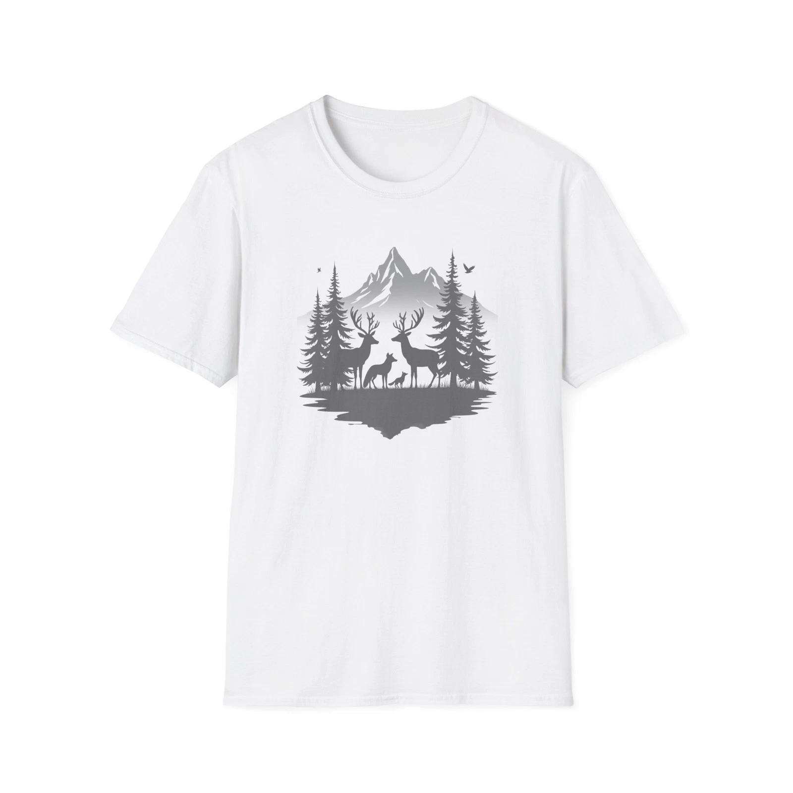 Find Yourself in the Wild | Wildlife Harmony Adventure T-Shirt 4XL
