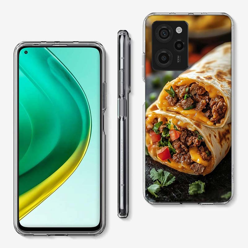 Käse Knuspriges Hähnchen Rindfleisch Verpackungsabdeckung Handyhülle Für Xiaomi Poco M8 M7 M6 M4 M3 X7 X6 X4 Pro F7 Ultra M5S Mi 14 14T 15 15T
