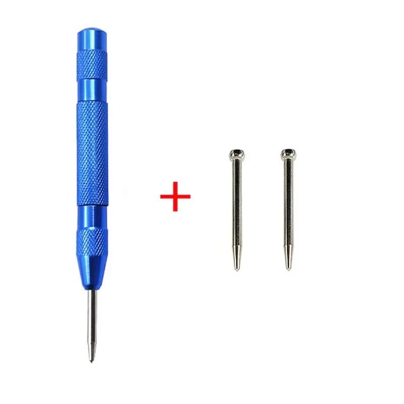 Automatic Center Punch Non-Slip Metal Punch Woodworking Tool Hand Tool For Wood Metal Steel Aluminum