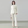 Damen Knitterfreies Business Casual Anzug-Set