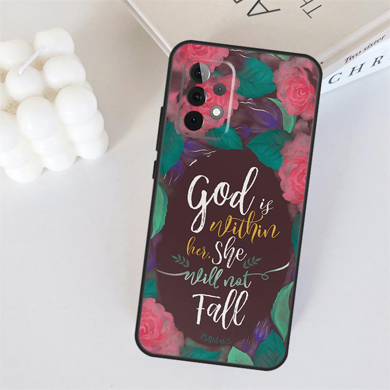 Bible Verses Design For Samsung Galaxy A22 A32 A52 A54 A14 A16 A26 A36 A56 A55 A35 A05 A06 A15 A53 A33 A13 Case