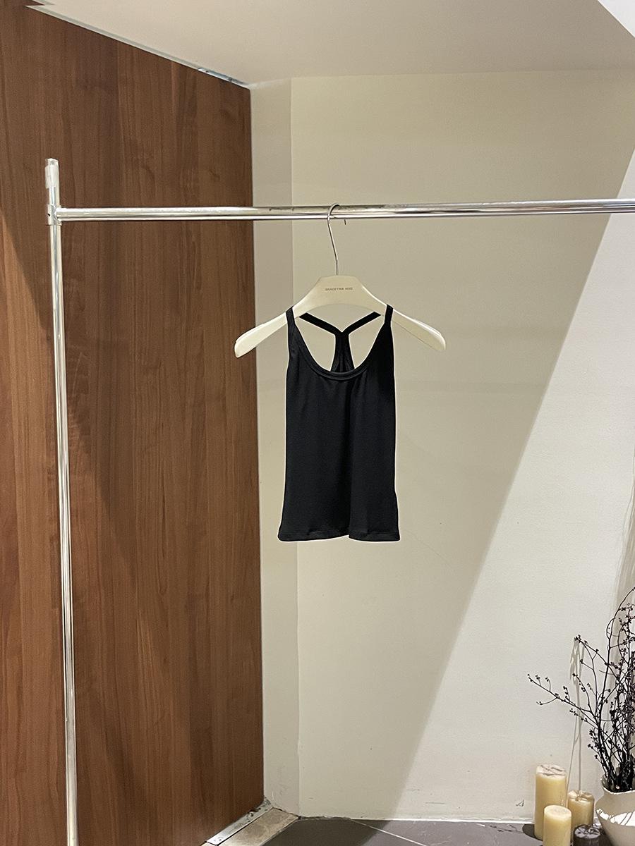 Spring Essential Tencel U-Neck Ribbed Tank Top - No Returns or Exchanges Medium